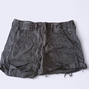 American Eagle Outfitters Black Cargo Shorts